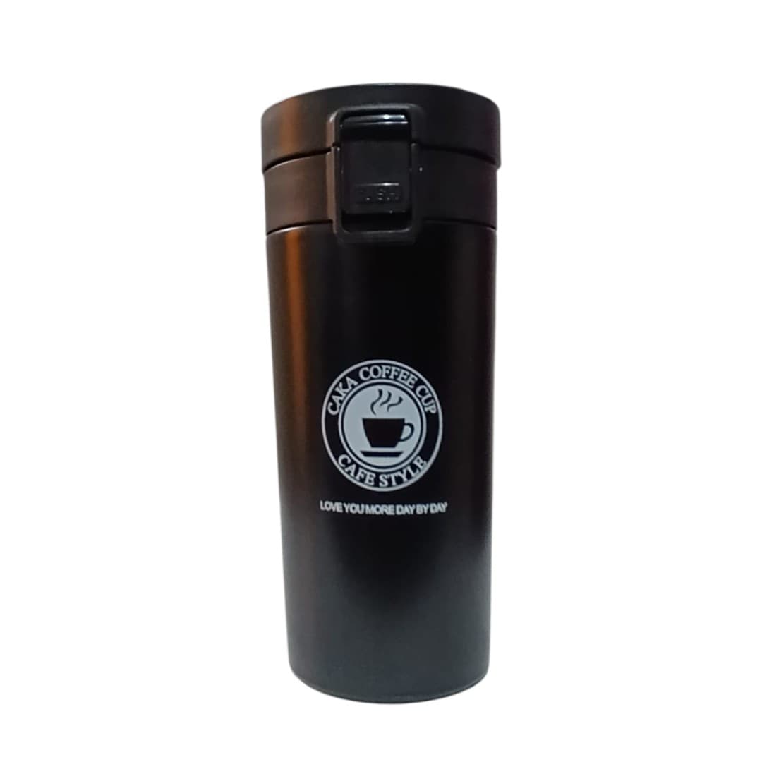 Vaso térmico negro con filtro